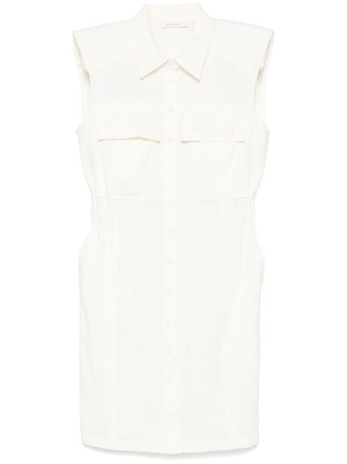 Abito da mini camicia senza maniche bianche PATRIZIA PEPE | 2A2869A573W146